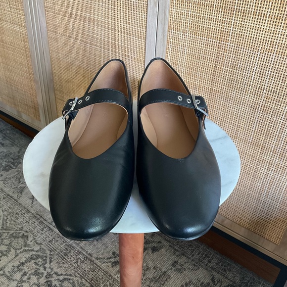 Madewell Shoes - Madewell The Remy Mary Jane Flat, Black, Sz 9